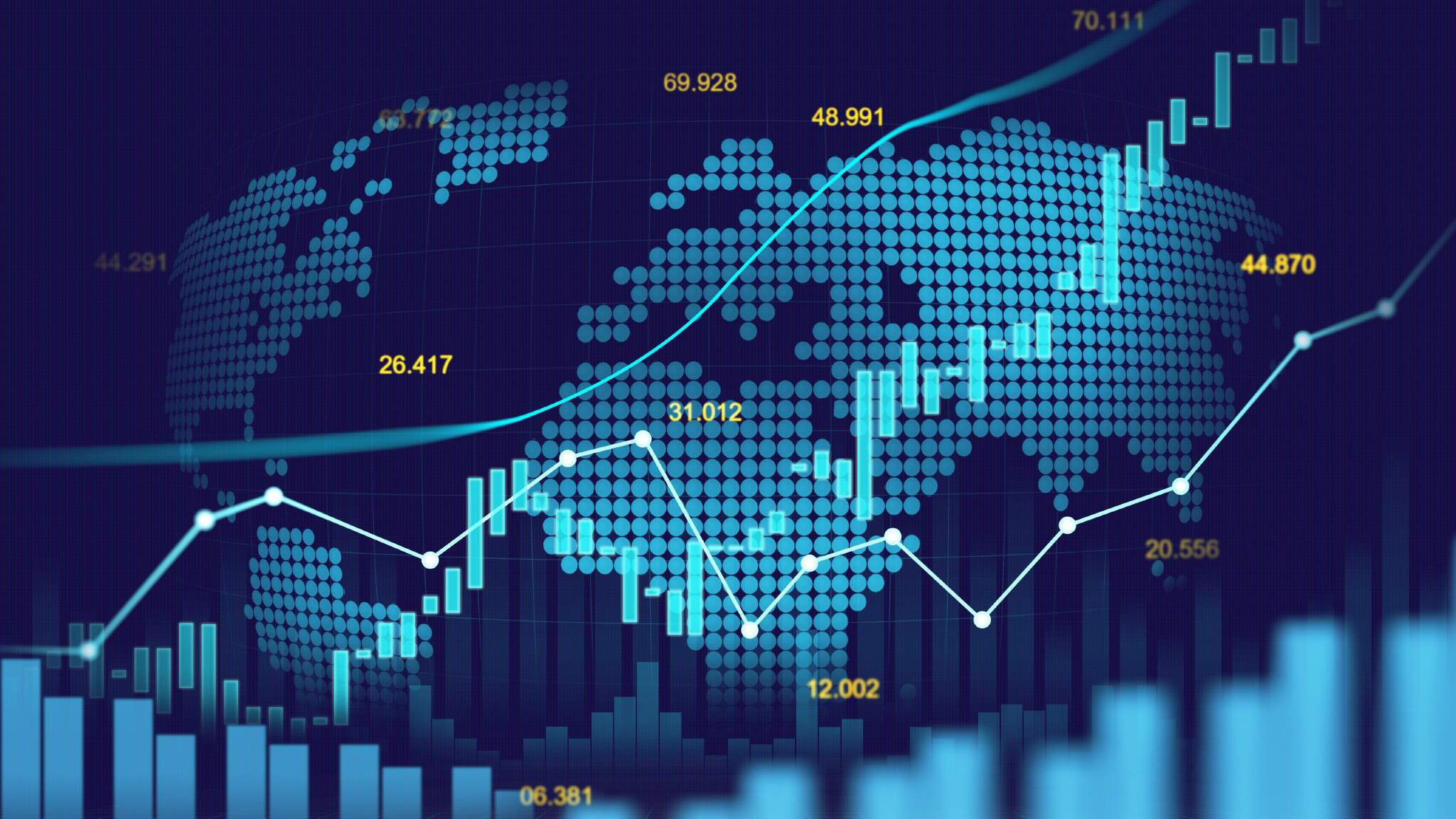 Les régions du monde restent étroitement interconnectées par des relations commerciales.